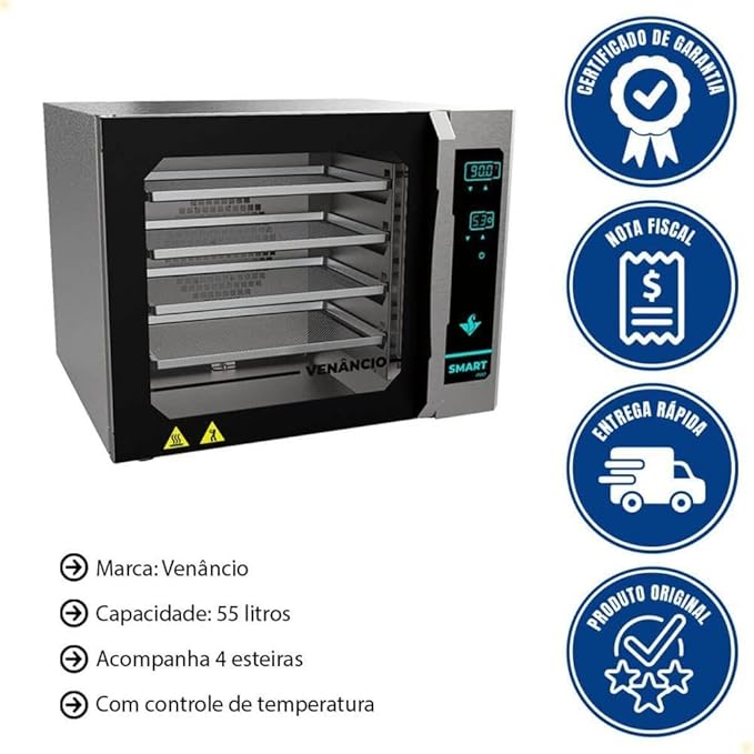 Forno Convector Smart Pro Elétricos 4 Esteira 4
