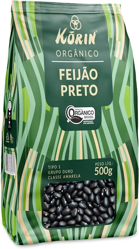 Feijão Preto Orgânico Korin 1