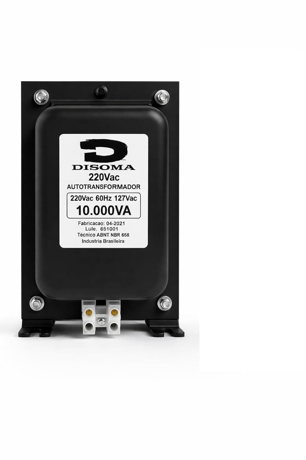 Transformador 10.000 VA com Conector Sindal Bivolt Disoma 1