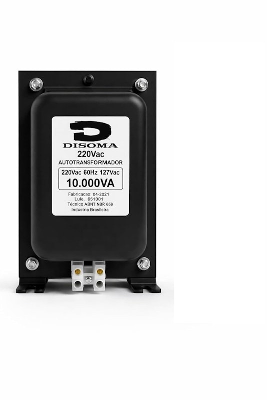 Transformador 10.000 VA com Conector Sindal Bivolt Disoma 1