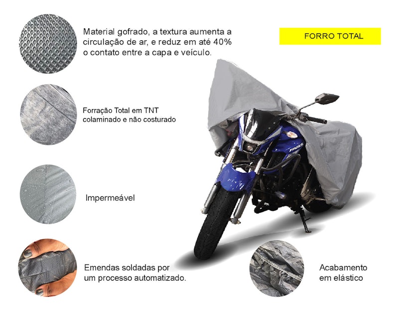 Capa de Cobrir Moto Impermeável 4