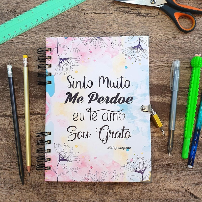 Diário com Chave Hoponopono 5