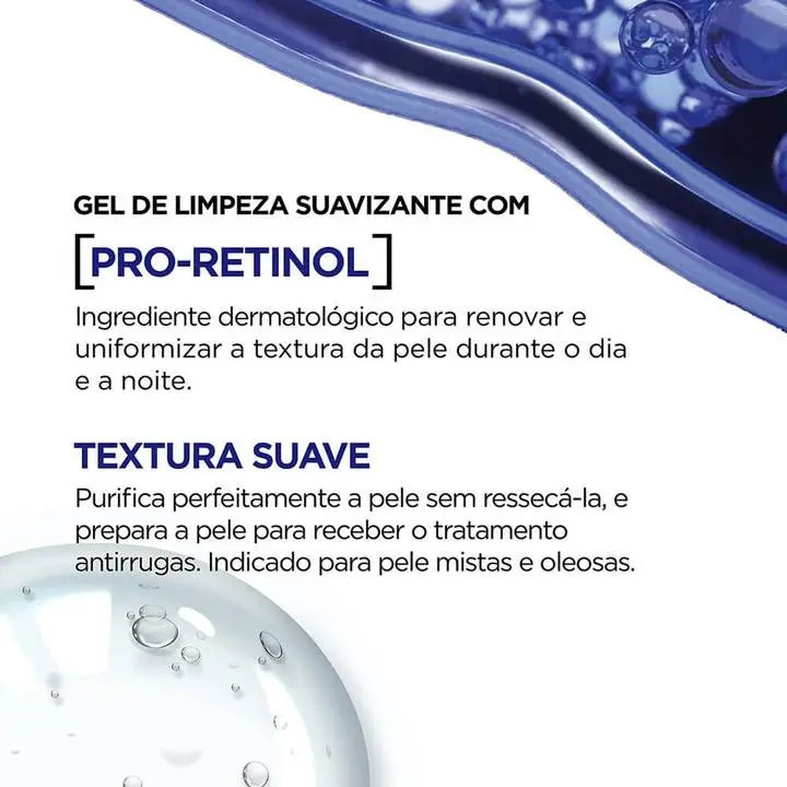 Gel de Limpeza Facial Suavizante Revitalift 3