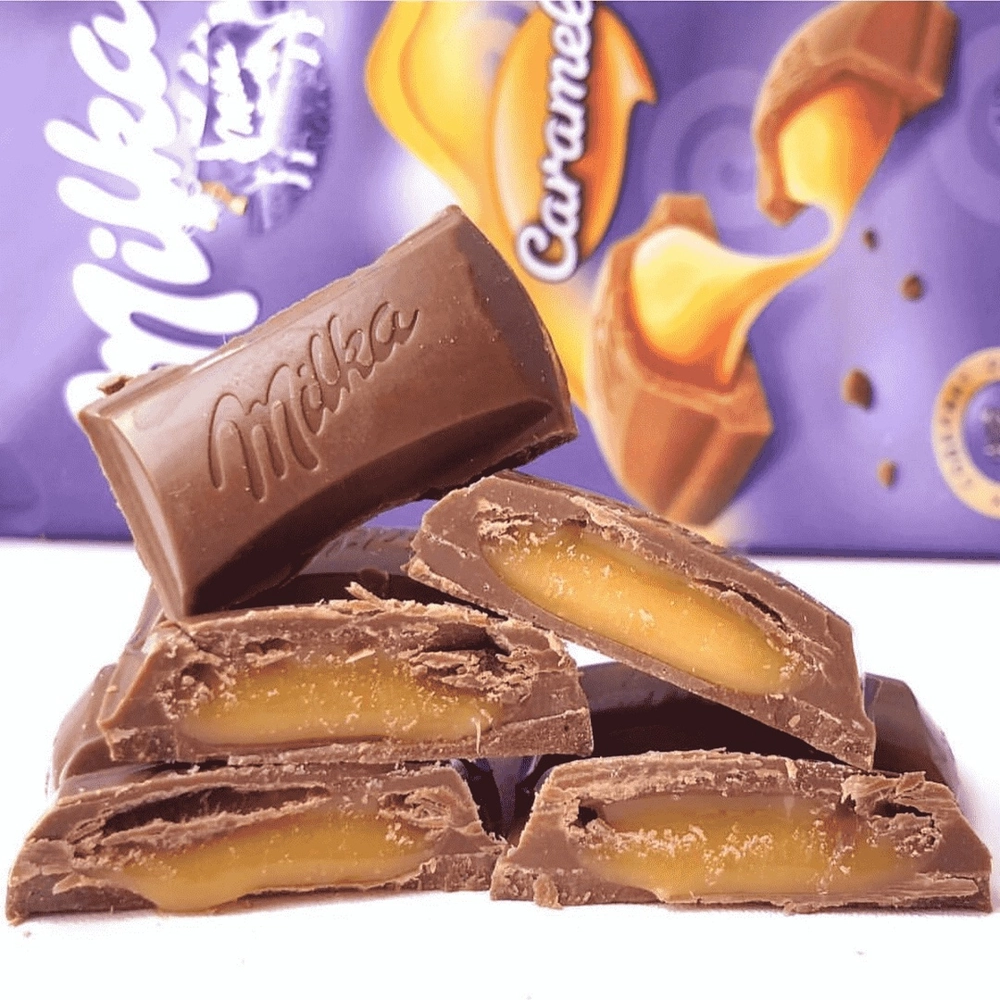 Milka Chocolate Caramel 100G 3