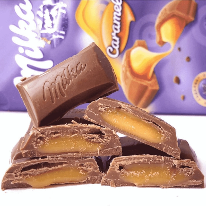 Milka Chocolate Caramel 100G 3