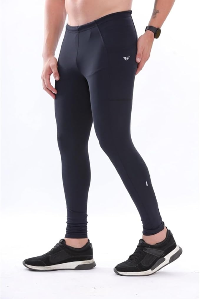 Calça Legging Masc Compressão Corrida Pro Racing com Bolsos 2