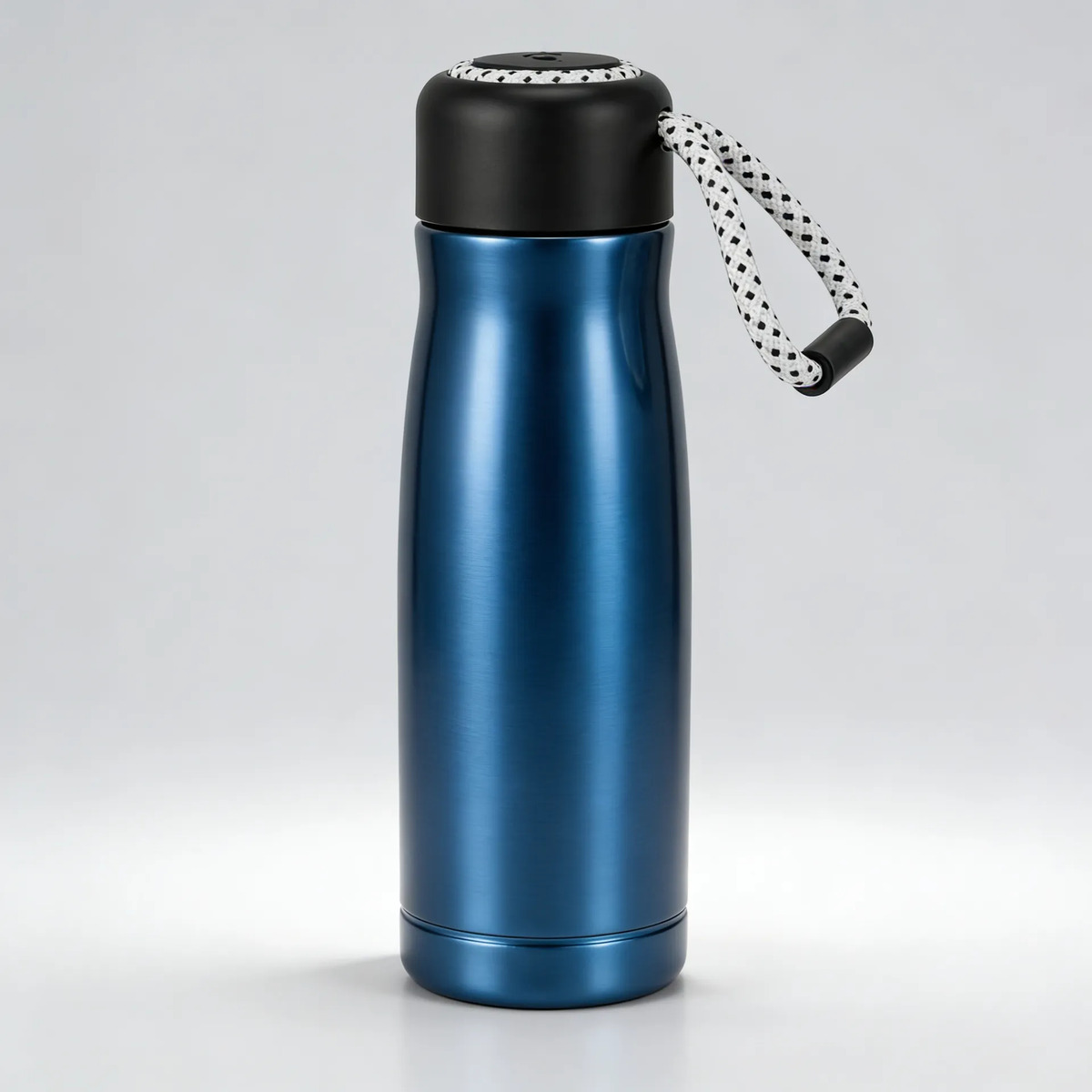 Garrafa Térmica Inox 350 ml com Alça de Corda 5