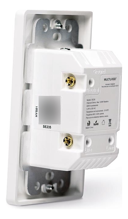 Interruptor Inteligente 1 Tecla Wi-Fi Multilaser Liv 3