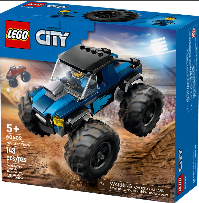 City - Monster Truck Azul 4
