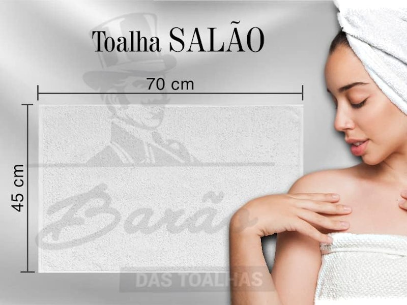 Kit 10 - Toalhas de Rosto para Salão 2