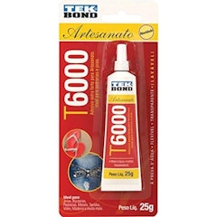 Cola Permanente T6000 - Artesanato - 60 g