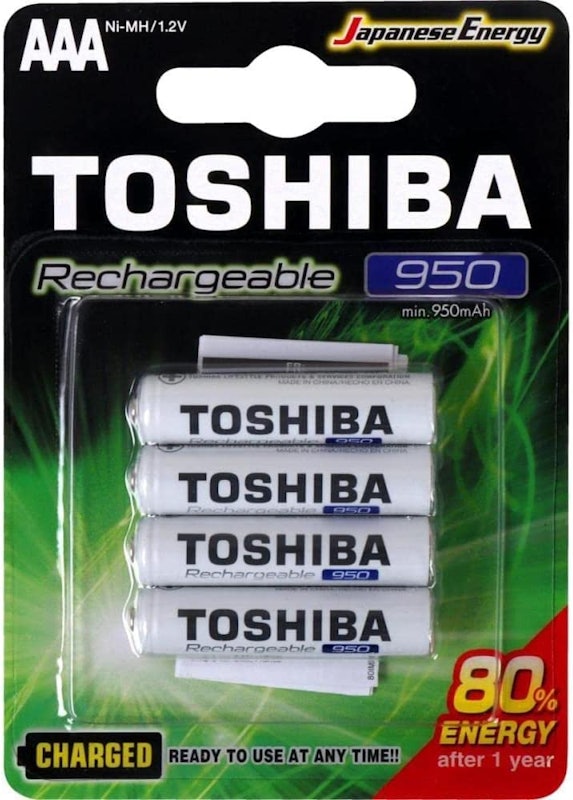 Pilha Recarregável AAA 1,2 V 950 mAh 1