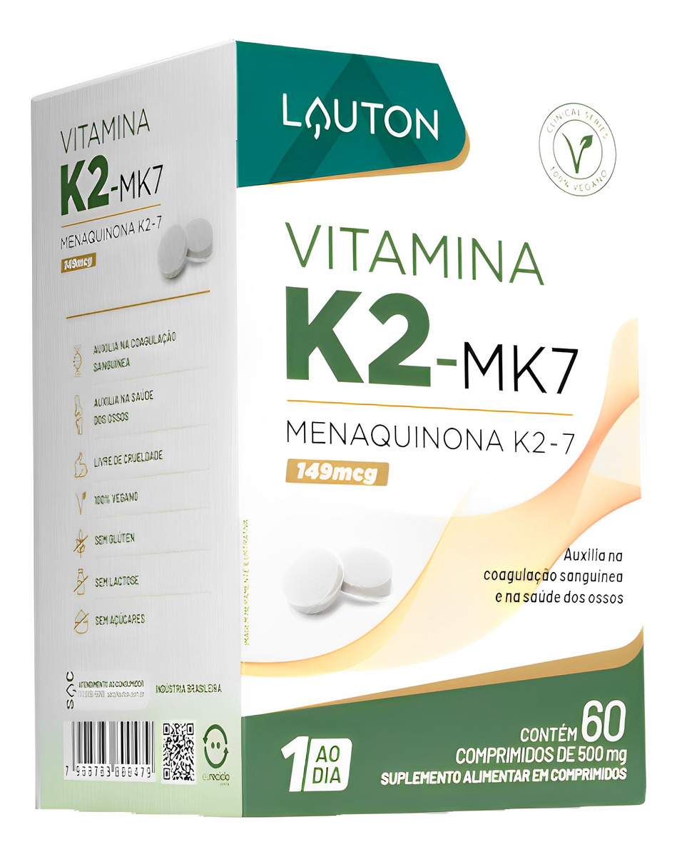 Vitamina K2 MK-7 149 mcg 60 Comprimidos 1