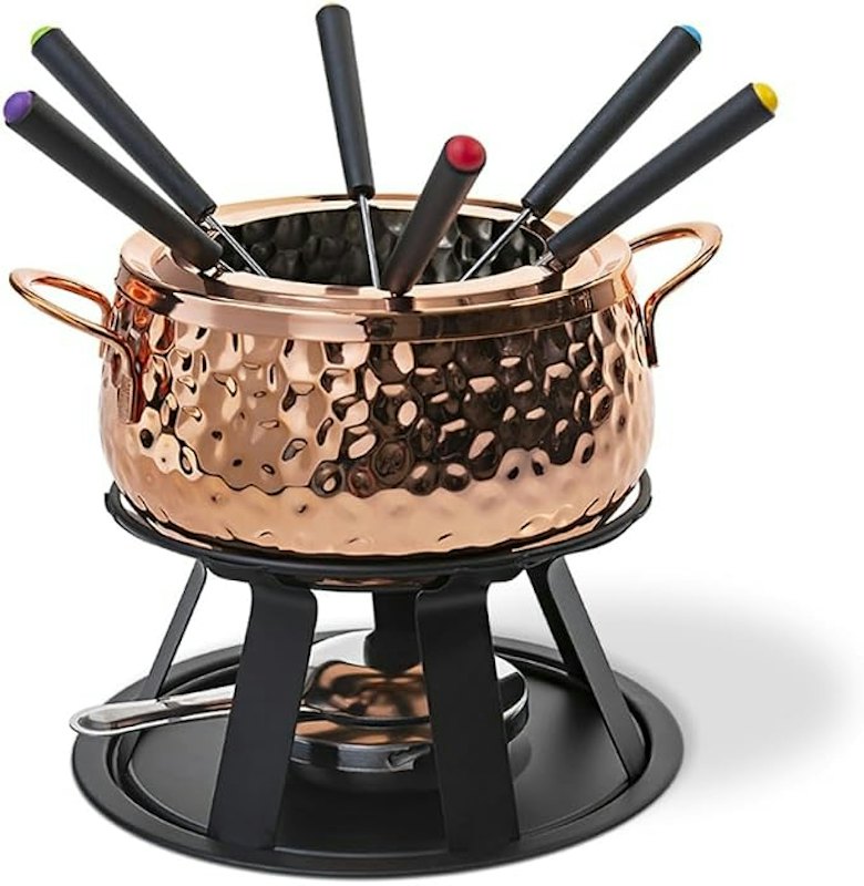 Conjunto para Fondue 11 Peças Cobre Brinox 1