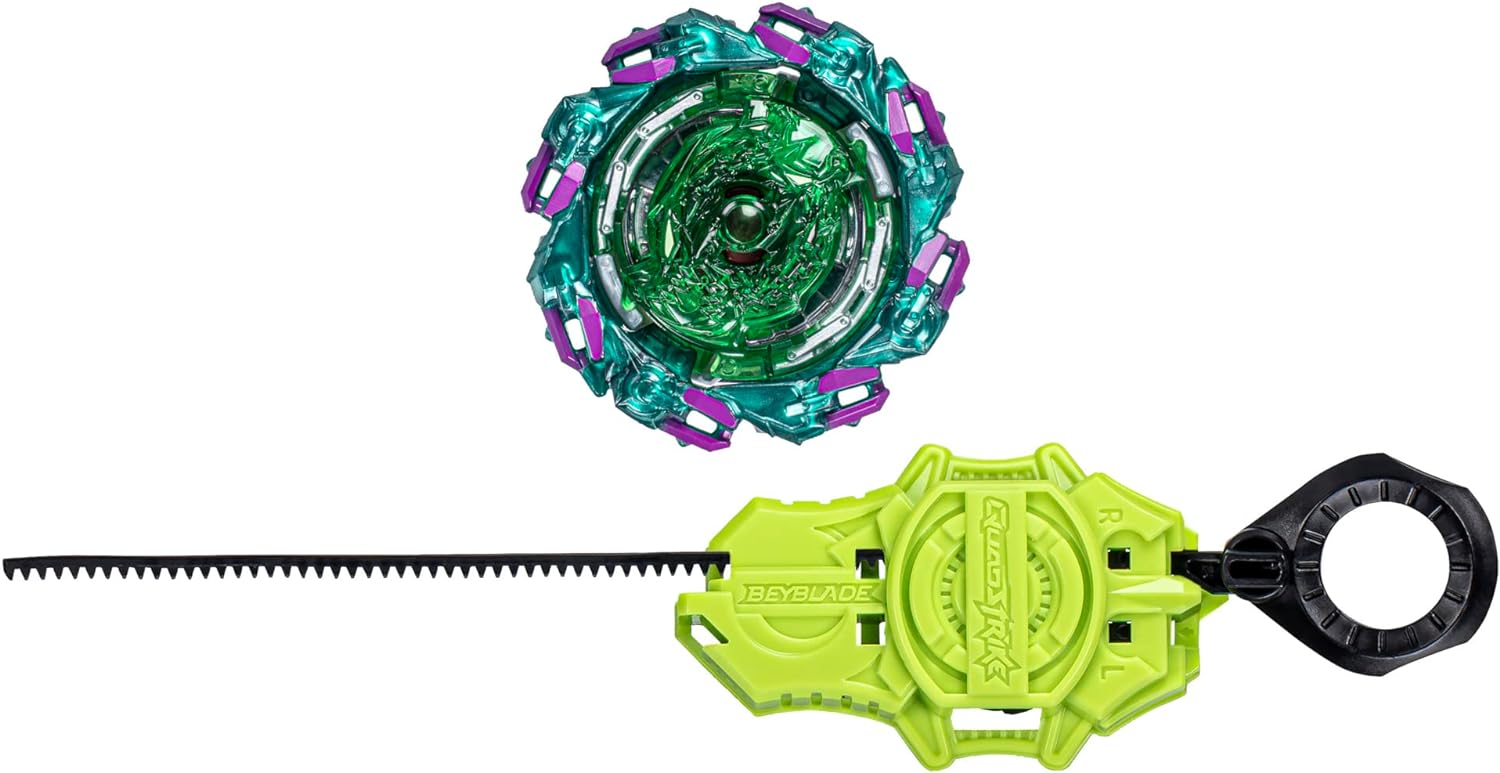 Pião e Lançador Beyblade Burst QuadStrike - Chain Kerbeus K8 2