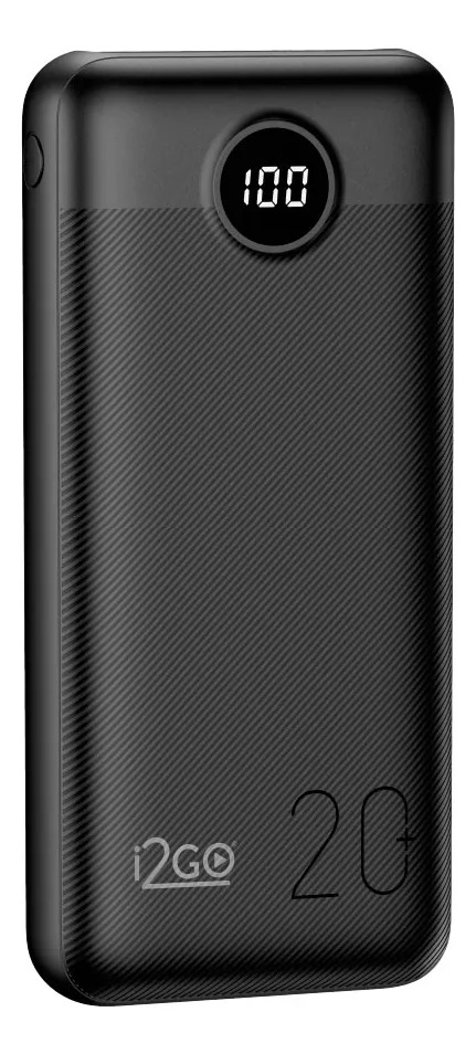Carregador Portátil (Power Bank) Ultra Rápido 20000 mAh I2GO 1