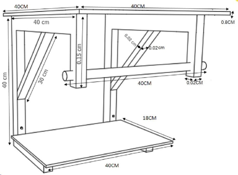 Gabinete de Vidro para Banheiro 40 cm 3