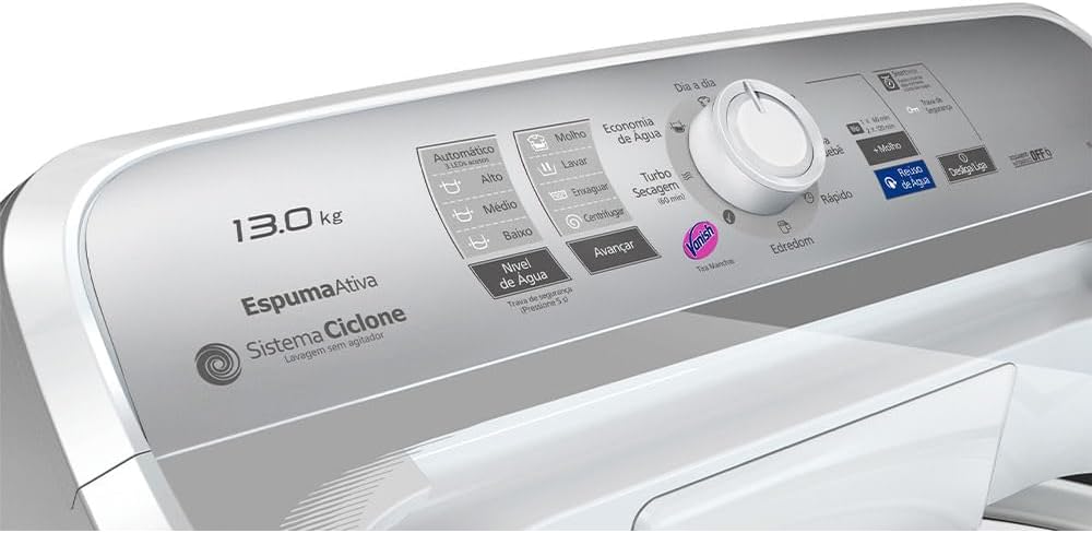 Máquina de Lavar Exclusiva Panasonic Função Vanish 13 kg 3