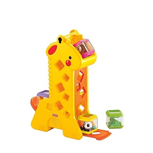 Brinquedo para Bebês Girafa com Blocos 1