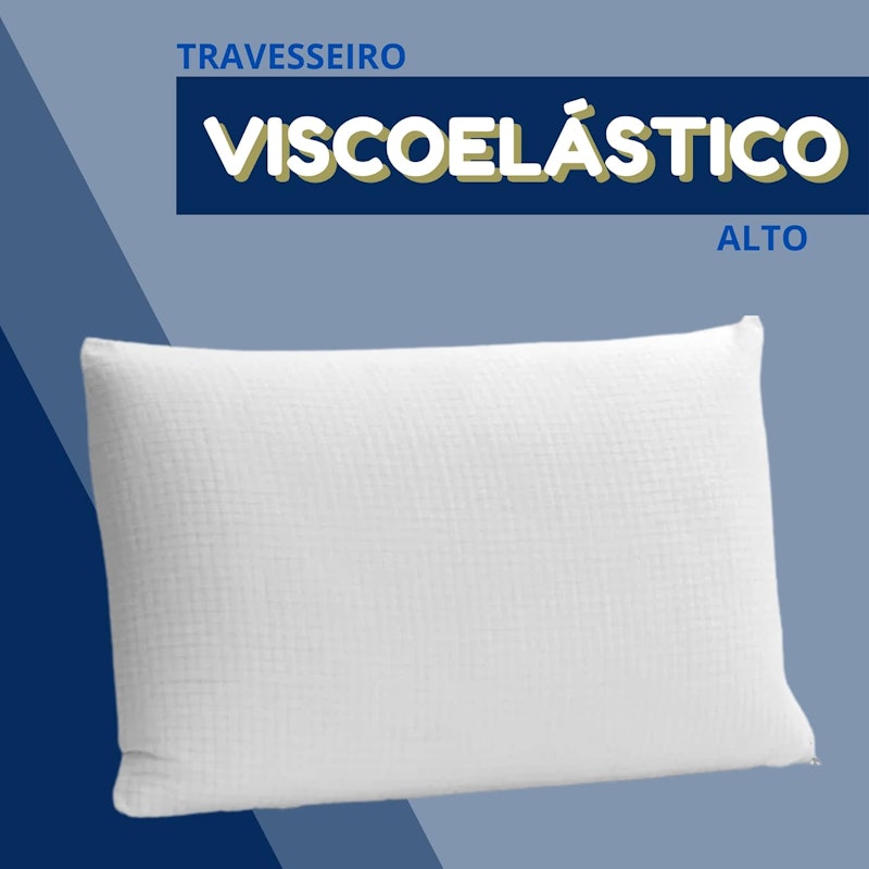 Travesseiro Nasa Original Viscoelástico Hipoalergênico Alto 2