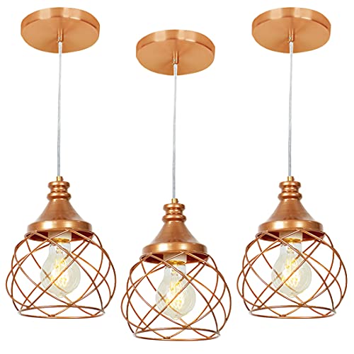 Kit 3 Pendentes Esfera Aramados 1