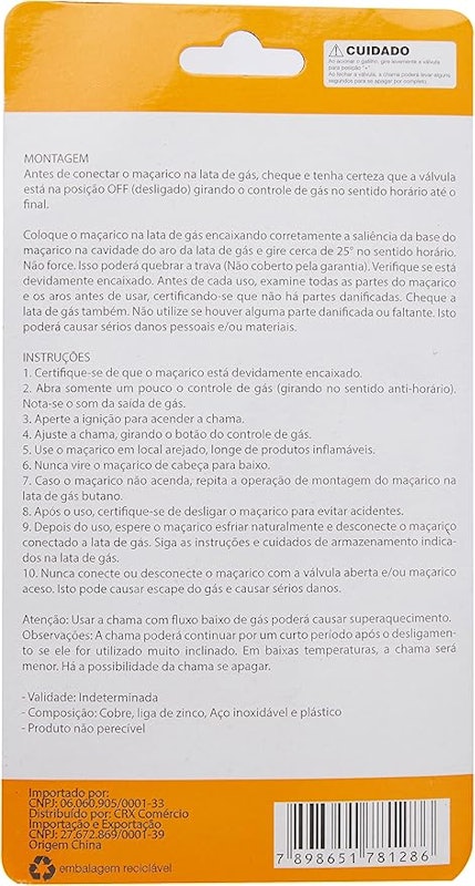 Maçarico Portátil Globalmix 4