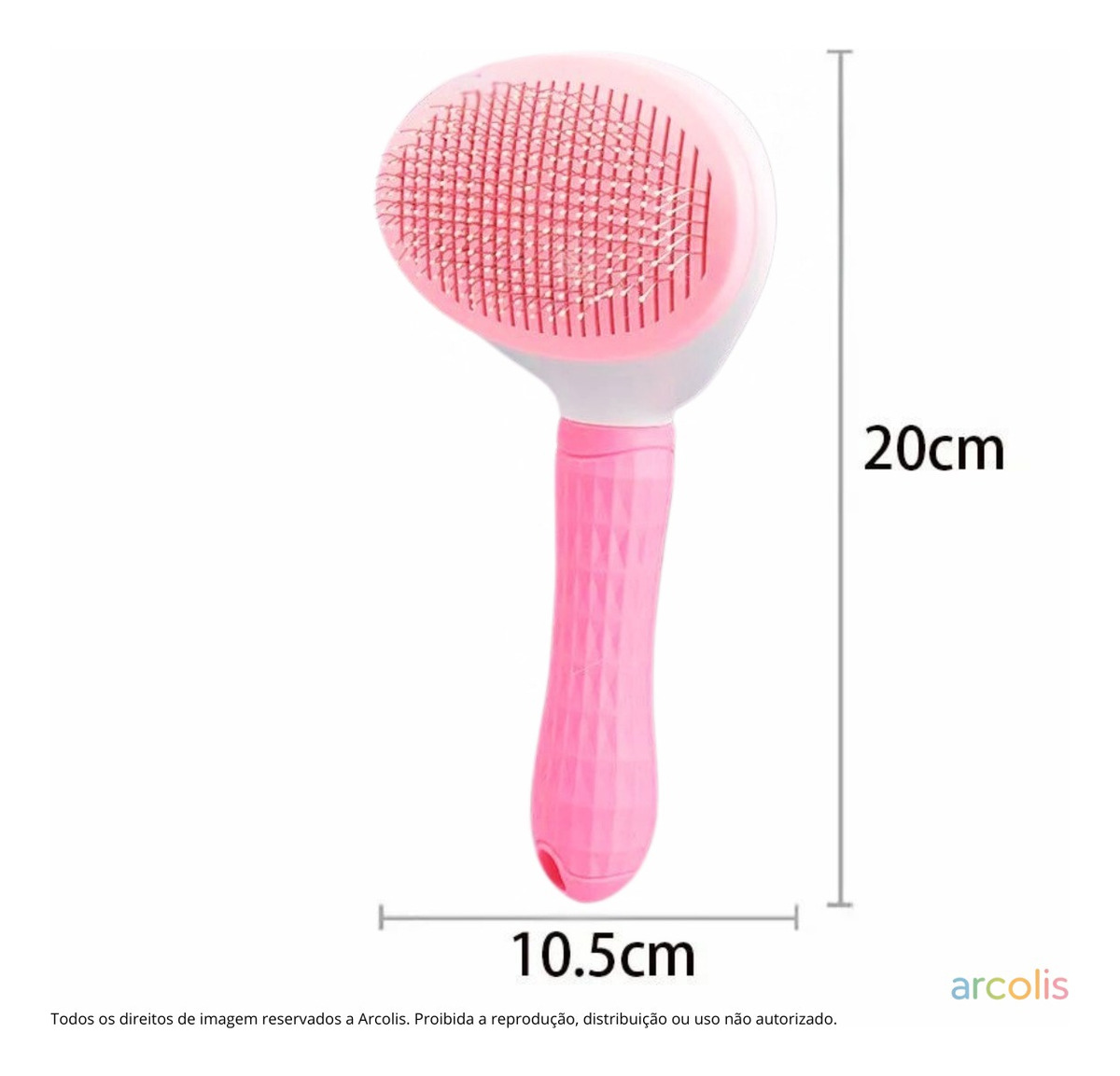 Escova Rasqueadeira Limpa e Tira Pelos 4