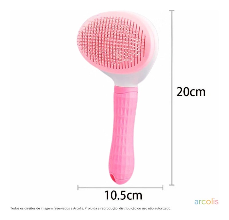 Escova Rasqueadeira Limpa e Tira Pelos 4