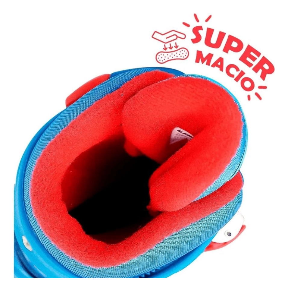 Patins Kit Inline Azul Unitoys 4