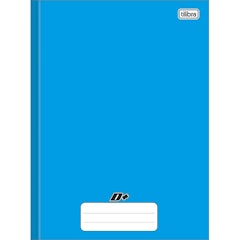 Caderno Brochura Capa Dura Universitário D+ Azul