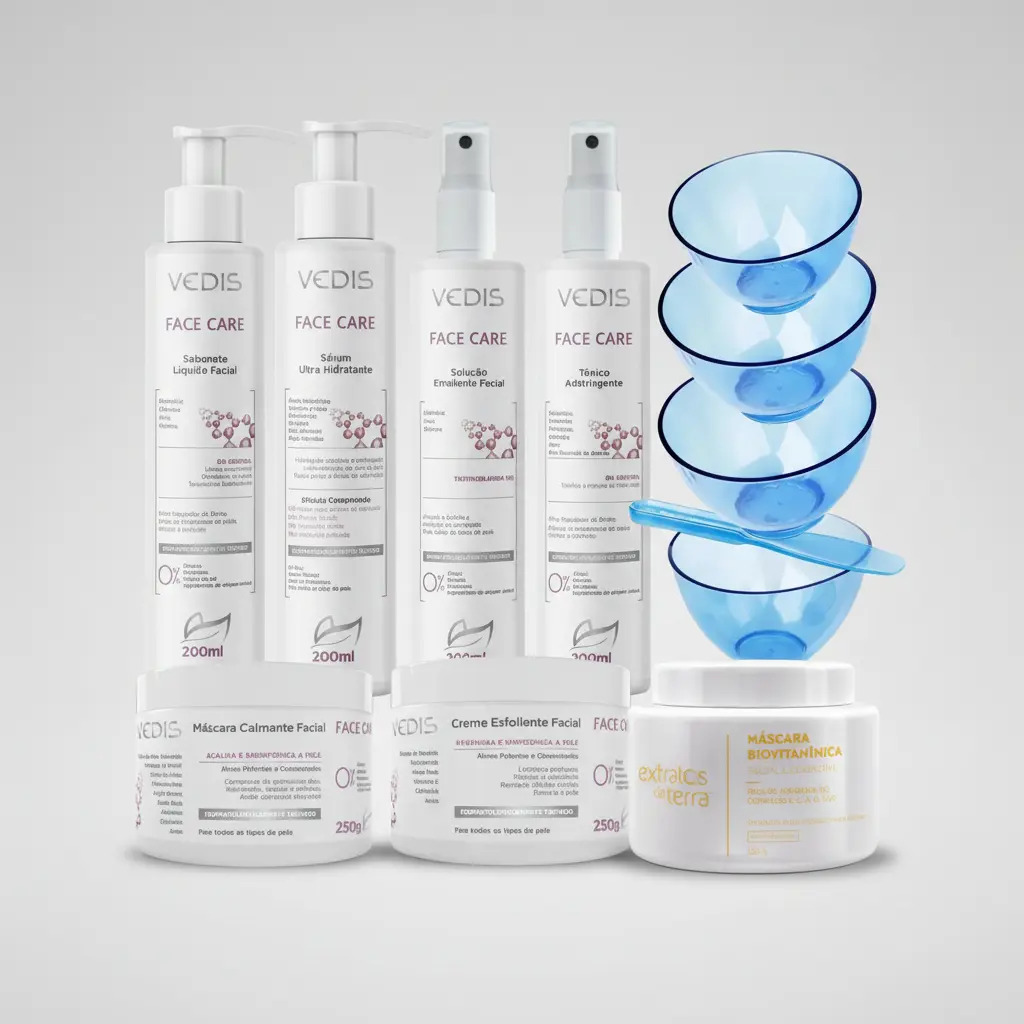 Kit Facial Face Care + Máscara Biovitamínica 5