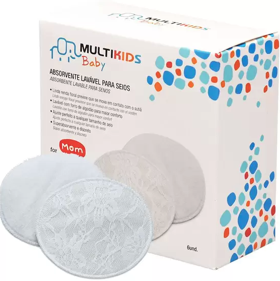 Absorvente Lavável para Seios For Mom 1