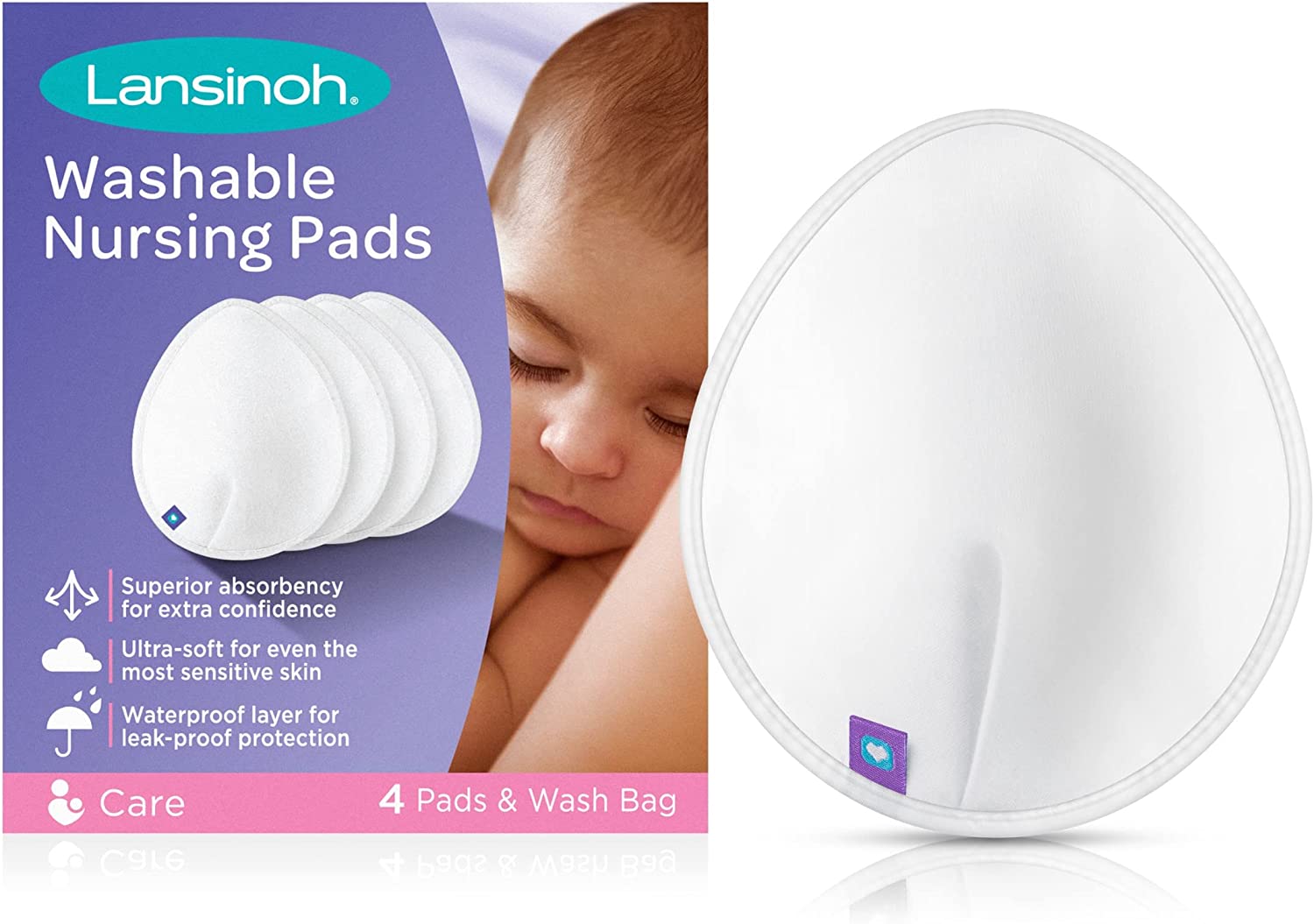 Absorventes para Seios Lavável Lansinoh 1