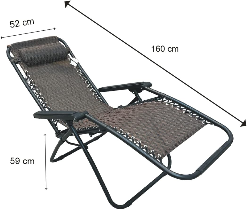 Cadeira Reclinável para Piscina, Jardim e Praia 2