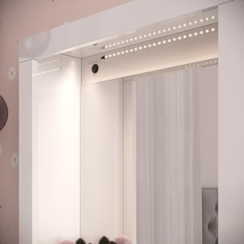 Penteadeira Camarim Suspensa com LED e USB Princess 4