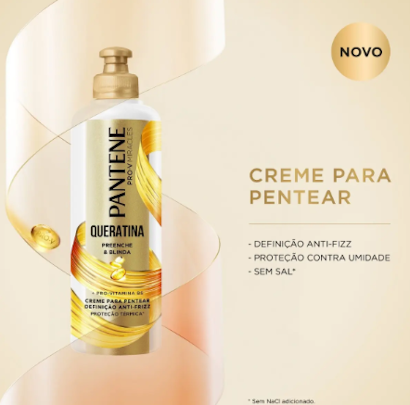 Creme para Pentear Queratina Preenche & Blinda 2