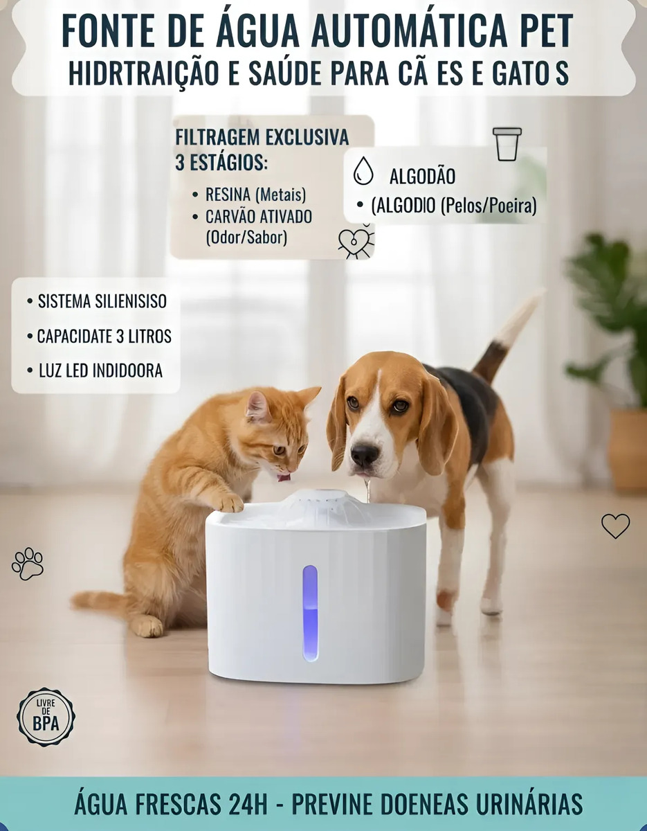 Top 10 Melhores Bebedouros Automáticos para Cachorros em 2026 (Chalesco, Truqys e mais) 2