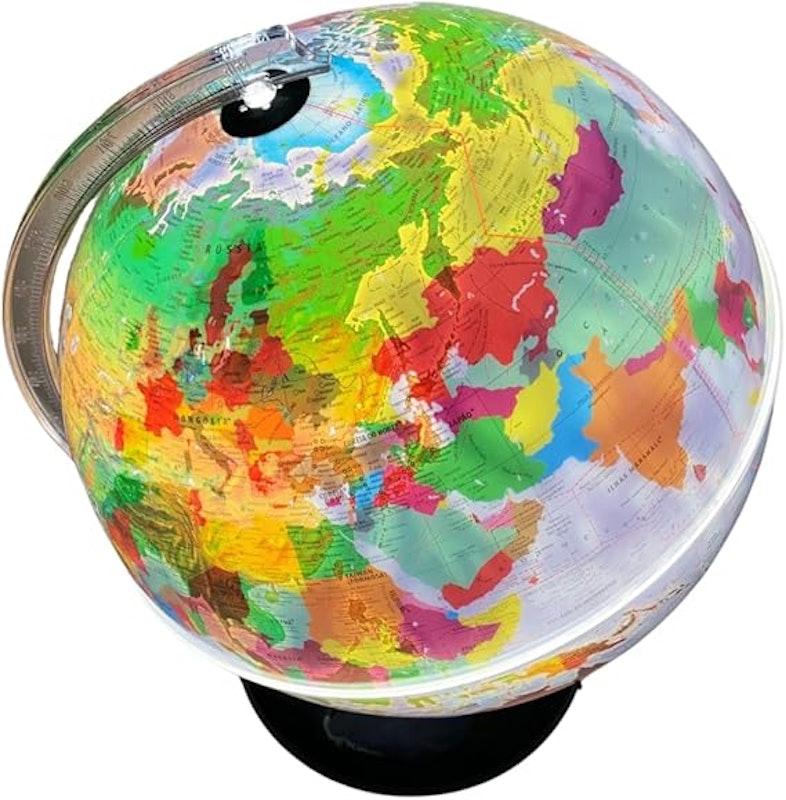 Globo Terrestre Iluminado Fisico e Politico 5
