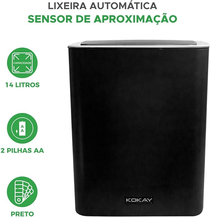Lixeira Automática 14 L 4