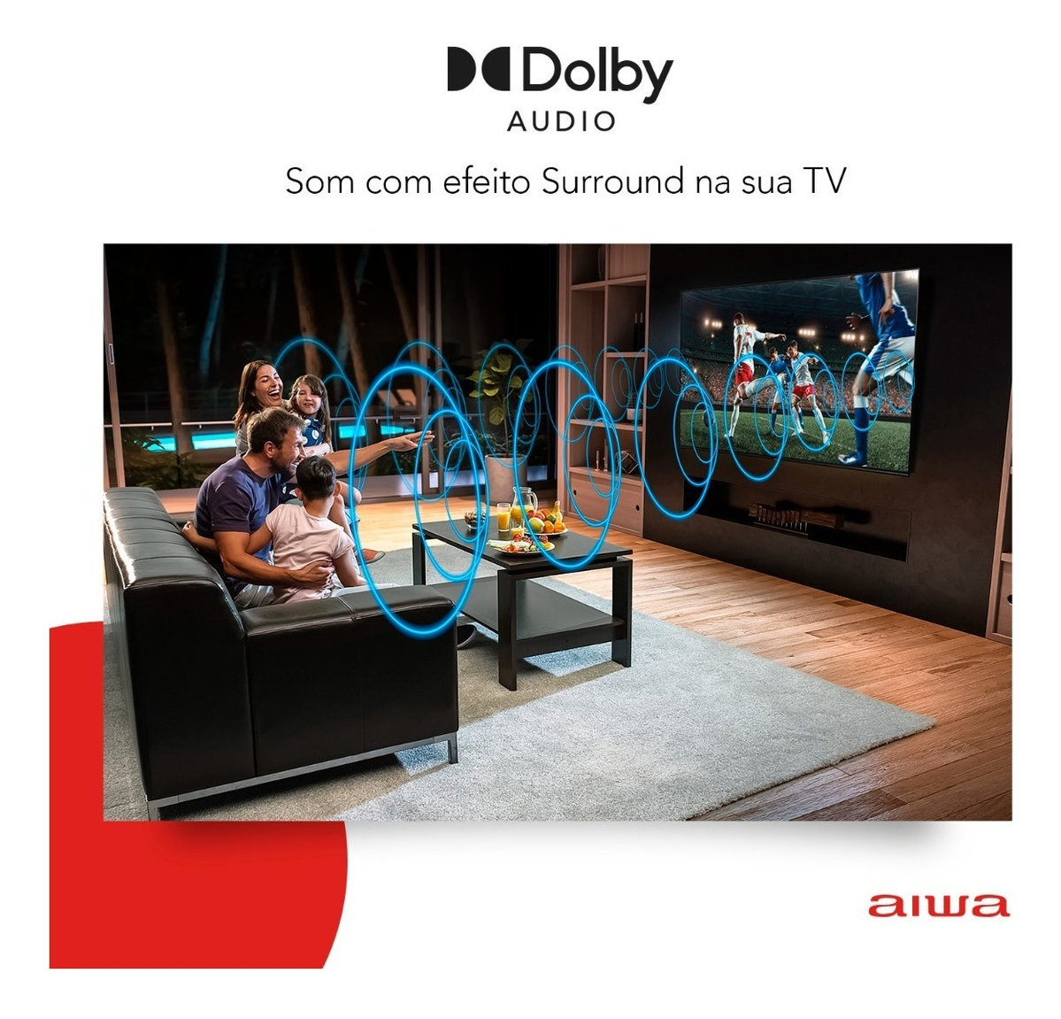 Smart TV AIWA 32” Android HD 3