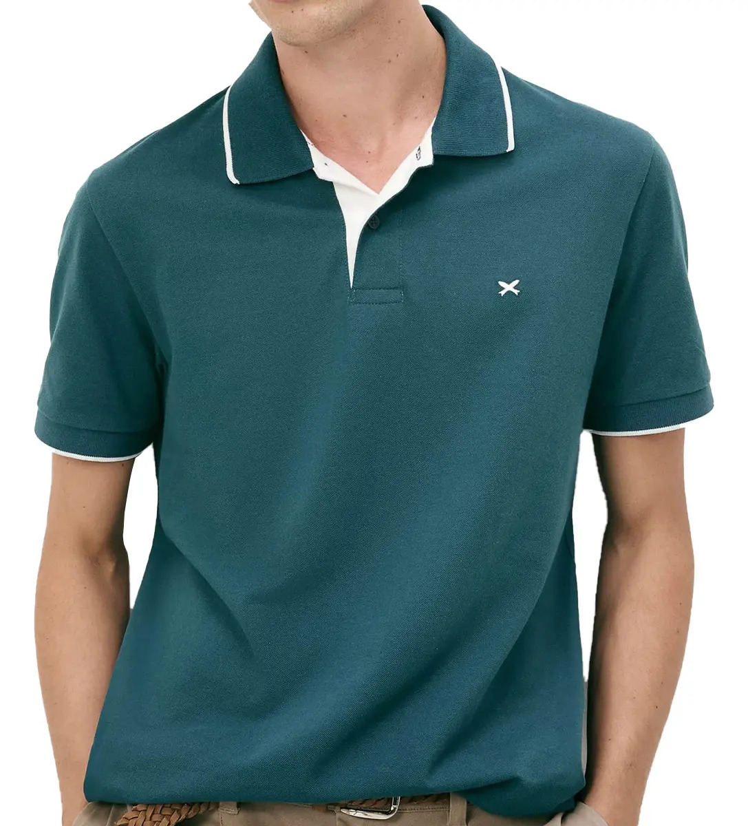 Camisa Polo Básica Masculina em Piquet com Bordado Hering 1