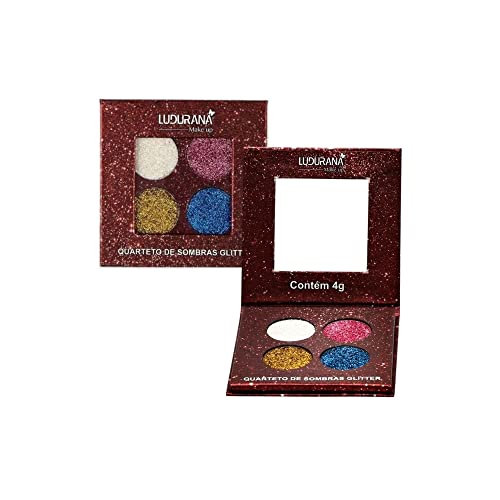 Quarteto de Sombra Glitter Ludurana 4