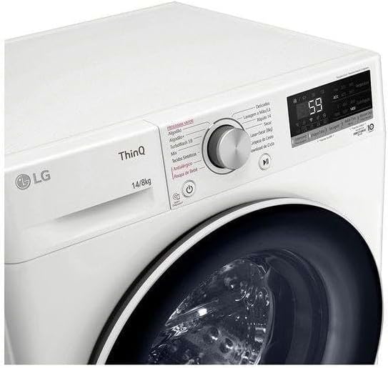 Lava e Seca LG Smart VC4 14 kg Branca com Inteligência Artificial AIDD 4