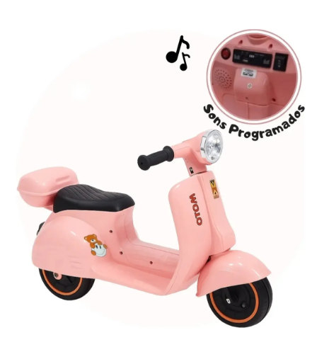 Mini Moto Elétrica Scooter 6V 5