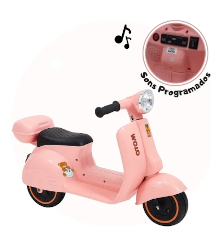 Mini Moto Elétrica Scooter 6V 5