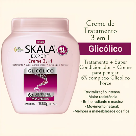 Creme de Tratamento 3 em 1 Glicólico 2