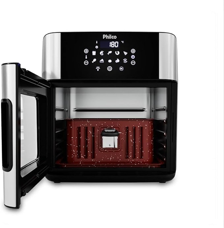 Air Fryer Philco 16 L 4 em 1 Painel Digital 5