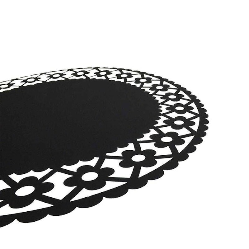 Sousplat Daisy Preto 2