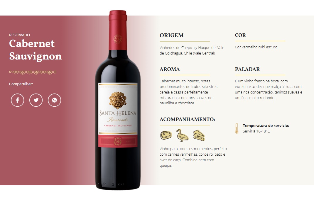 Vinho Reservado Cabernet Sauvignon 4