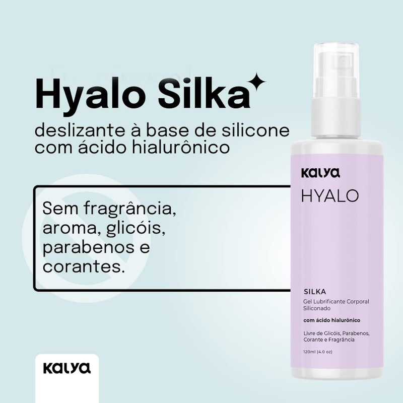 Hyalo Silka - Gel Lub. à Base de Silicone e Ácido Hialurônico sem Perfume 3